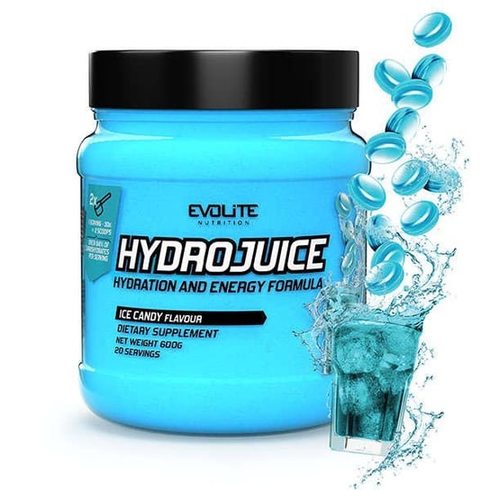Evolite Nutrition HydroJuice 600g Ice Candy Evolite