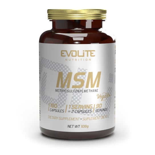 Evolite Nutrition MSM 375mg 180 Vege kapsułek Evolite