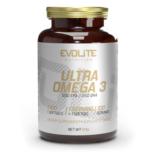 Evolite Nutrition Ultra Omega 3 500EPA / 250DHA 100 Softgels Evolite