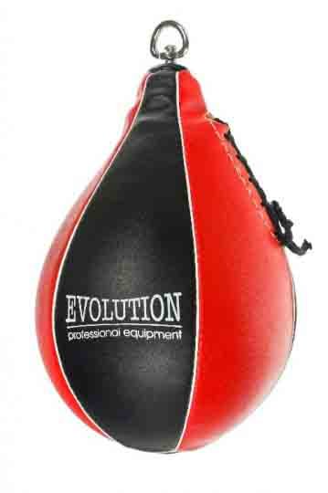 Evolution, Gruszka bokserska, TG-230, czerwono-czarny, 30x60 cm EVOLUTION