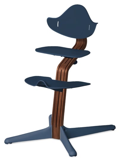 Evomove NOMI Ergonomiczne Krzesełko do Karmienia Navy Walnut Evomove