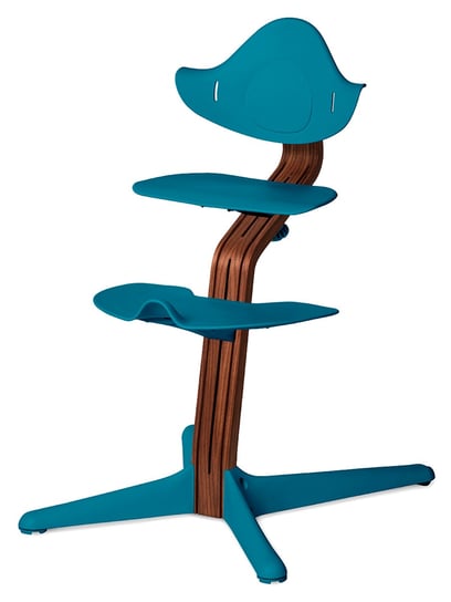 Evomove NOMI Ergonomiczne Krzesełko do Karmienia Ocean Walnut Evomove