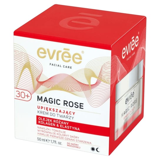 Evree, Magic Rose 30+, upiększający krem do twarzy, 50 ml Evree