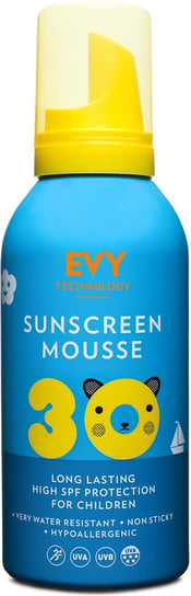 EVY Technology, Pianka z ochronna filtrem UV SPF 30 dla dzieci, 150 ml EVY Technology