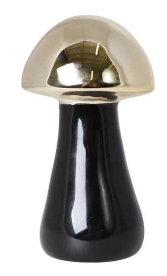 EWAX, Ceramiczny grzybek, czarno-złoty, mini display Ewax