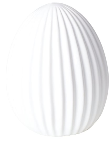 Ewax, Jajko ceramiczne, białe, 8,5x7x7 cm Ewax