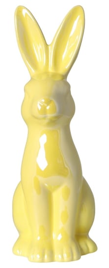 Ewax, Królik ceramiczny, żółty, 40x20x24 cm Ewax