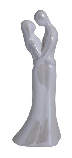 Ewax, Średnia ceramiczna Para 16631-25, biała perłowa, 9,5x7x25 cm Ewax