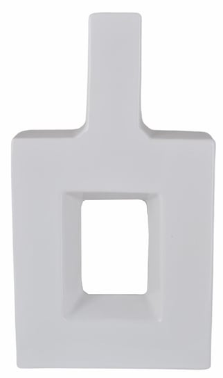 Ewax, Wazon ceramiczny 211392-32, biały, 18x7,5x32,5 cm Ewax