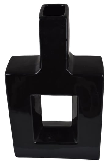Ewax, Wazon ceramiczny 211392-32, czarny, 18x7,5x32,5 cm Ewax