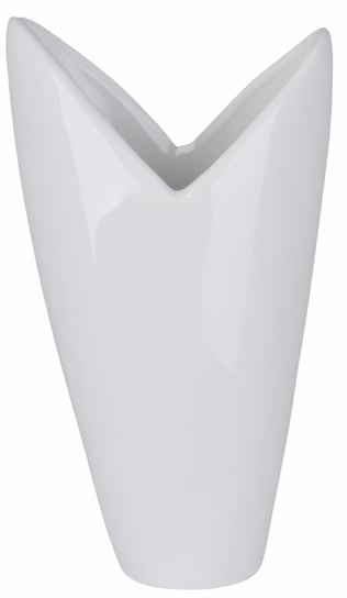 Ewax, Wazon ceramiczny duży 16563-25, biały, 14x9x25,5 cm Ewax