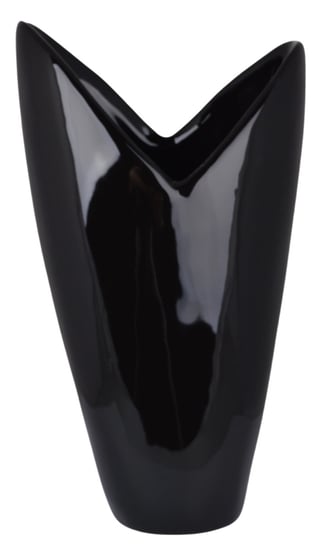 Ewax, Wazon ceramiczny duży 16563-25, czarny, 14x9x25,5 cm Ewax