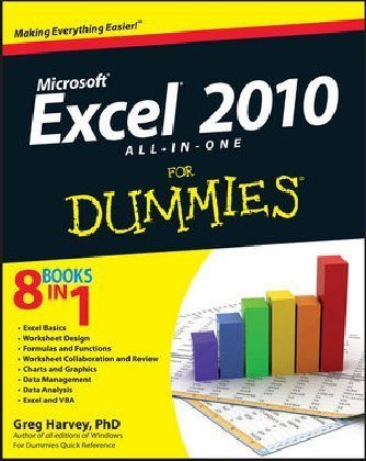 Excel 2010 All-in-One For Dummies Harvey Greg