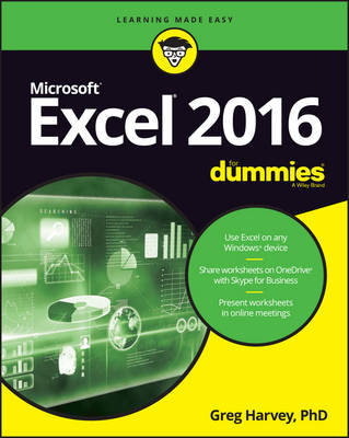 Excel 2016 For Dummies Harvey Greg