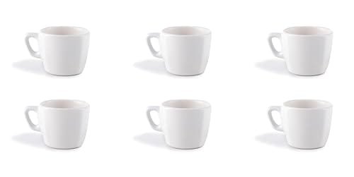 Excelsa Eclipse Zestaw 6 Białych Filiżanek Do Kawy Ceramika Stoneware Pojemność 70 Ml. Inna marka