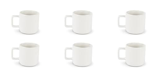 Excelsa Nordic Zestaw 6 Białych Filiżanek Do Kawy Ceramika Stoneware Pojemność 80 Ml. Inna marka