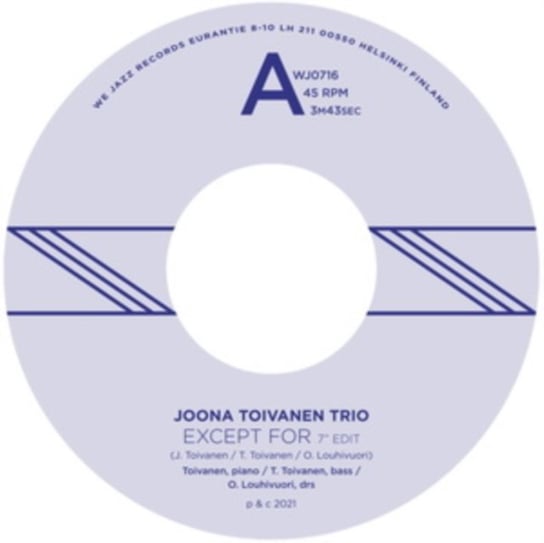 Except For/Keyboard Study No. 2 Joona Toivanen Trio