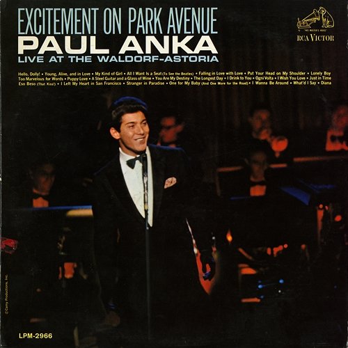 Excitement on Park Avenue, Live at the Waldorf-Astoria Paul Anka