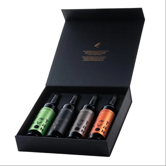 Exclusive Gift Box - Chiavalon Organic, Romano, Ex Albis, Atilio Oliwa Z Oliwek Extra Virgin 4X 250Ml chiavalon