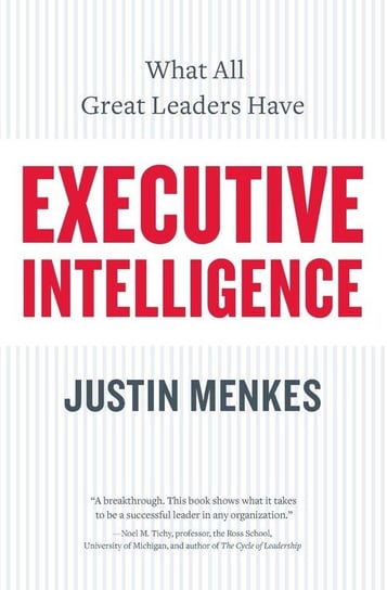 Executive Intelligence Menkes Justin