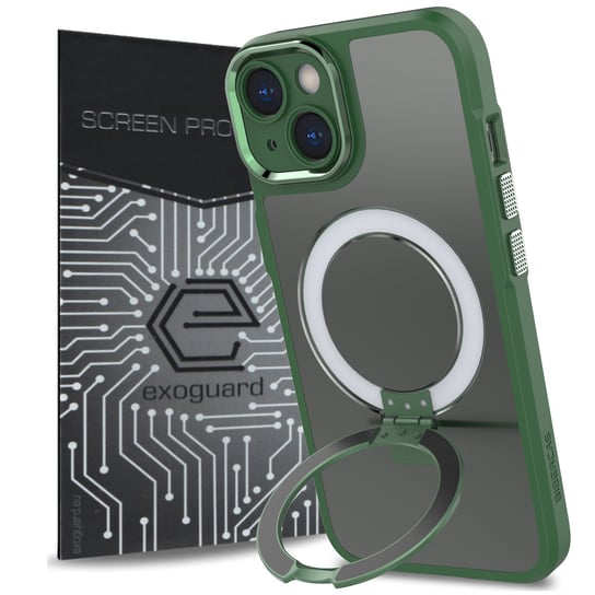 Exoguard Magnetic + Szkło - Apple Iphone 14 - Pancerne Case Obudowa Futerał EXOGUARD