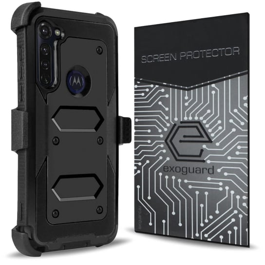 Exoguard Maxshield + Szkło - Moto G8 Power - Pancerne Case Obudowa Futerał EXOGUARD