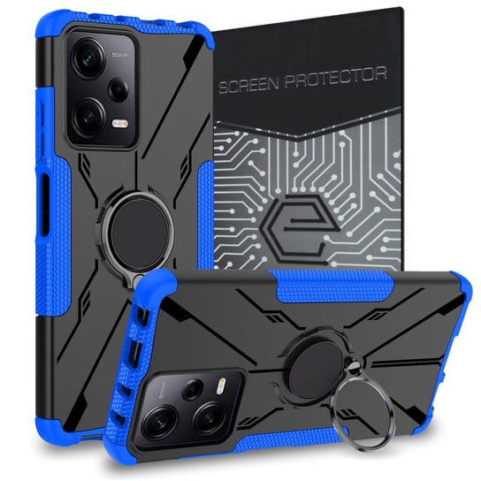 EXOGUARD MECH RING + SZKŁO - XIAOMI REDMI NOTE 12 PRO 5G / POCO X5 PRO 5G - PANCERNE CASE OBUDOWA FUTERAŁ RING EXOGUARD