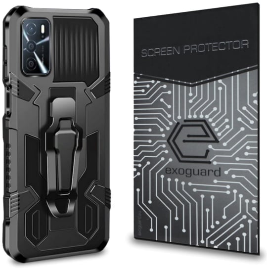 Exoguard Predator + Szkło - Oppo A16 / A16S / A54S - Pancerne Case Obudowa Futerał EXOGUARD