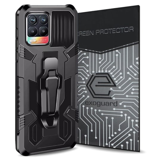 Exoguard Predator +Szkło - Realme 8 / 8 Pro - Pancerne Case Obudowa Futerał EXOGUARD