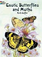 Exotic Butterflies and Moths Soffer Ruth, Coloring Books