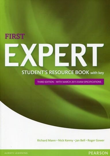 Expert First. Student's Resource Book with Key Opracowanie zbiorowe