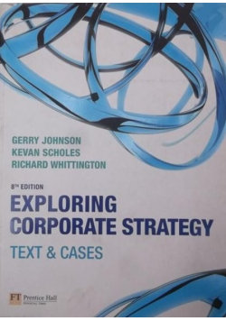 Exploring Corporate Strategy Johnson Gerry