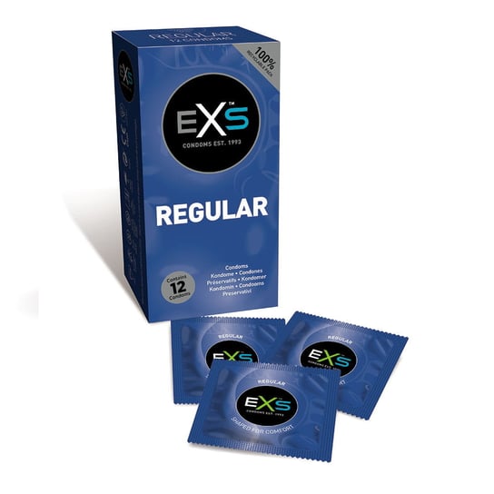 EXS, EXS Regular, Klasyczne prezerwatywy, 12 szt. EXS