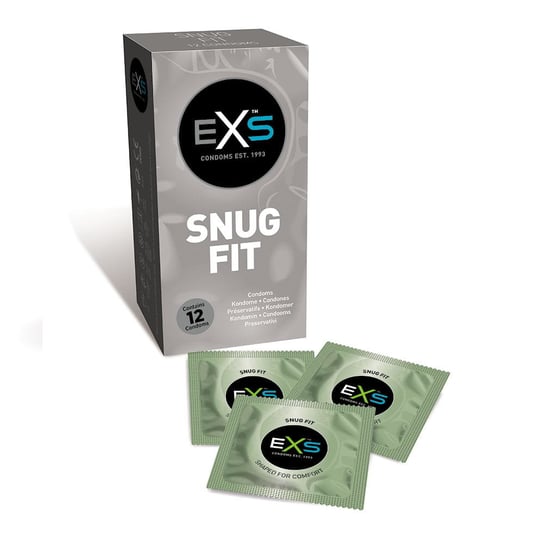 EXS, Snug Fit, Dopasowane prezerwatywy, 12 szt. EXS