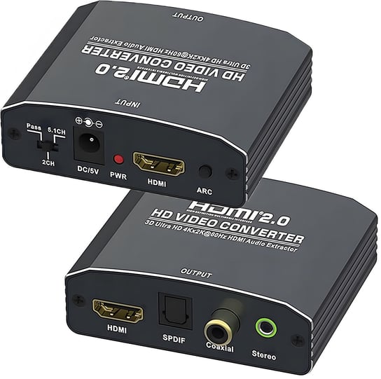 Extractor HDMI-HDMI + Audio SPDIF R/L RCA RETURN Novaza Tech