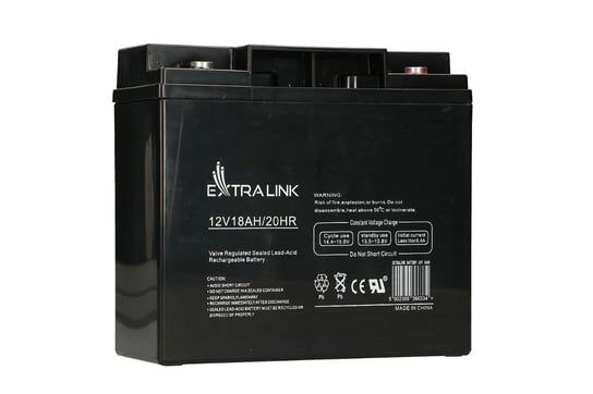 Extralink, AGM 12V 18Ah, Akumulator, bezobsługowy Extralink