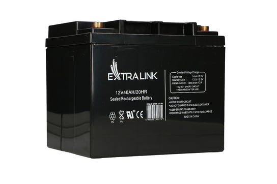 Extralink, AGM 12V 40Ah, Akumulator, bezobsługowy Extralink