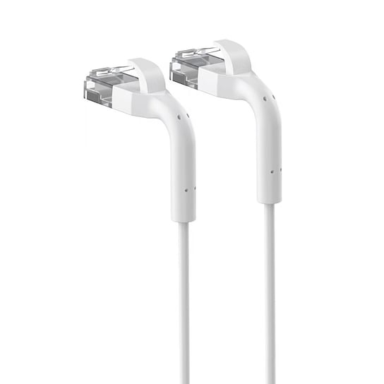 Extralink Kat.6 U/FTP 0.5m 1Gbps Biały | Patchcord LAN | Miedź Kabel sieciowy skrętka, łamana końcówka Extralink