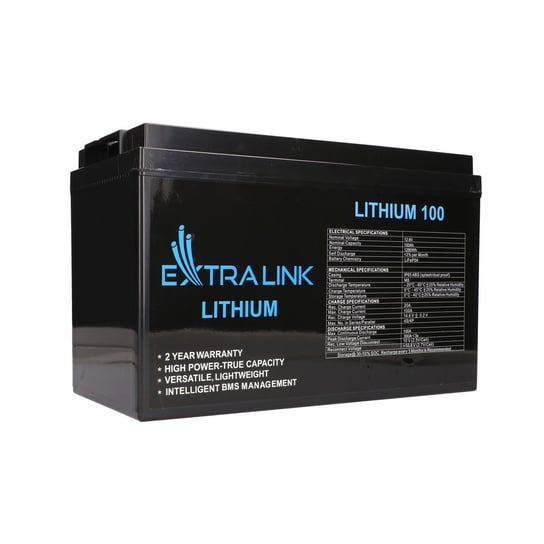 Extralink LiFePO4 100AH Akumulator 12.8V Extralink