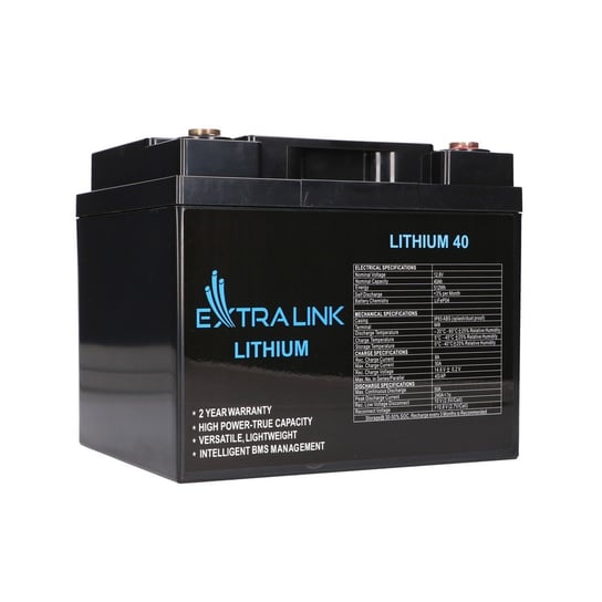 Extralink LiFePO4 40AH Akumulator 12.8V Extralink