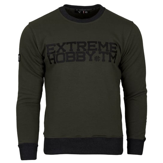 Extreme Hobby, Bluza męska, Crewneck, BLOCK, khaki, rozmiar 3XL Extreme Hobby