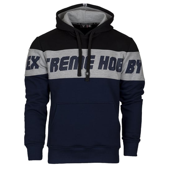 Extreme Hobby, Bluza męska, Hooded RACING, granatowy, rozmiar 3XL Extreme Hobby