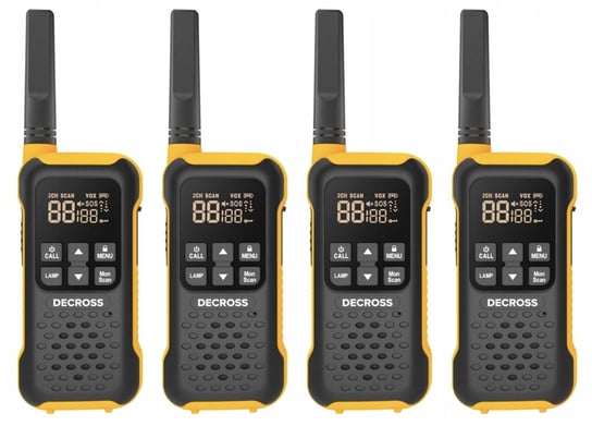 Extreme Krótkofalówka Walkie Talkie PMR Decross DC93 QUAD duży zestaw, IP67 Inna marka