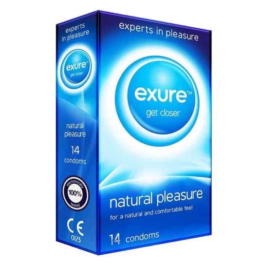 Exure, Prezerwatywy, Natural pleasure, 14 szt. Exure