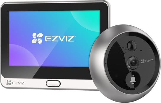 EZVIZ, Wizjer elektroniczny do drzwi, CS-DP2C z kamerą na podczerwień i czujką PIR ezviz