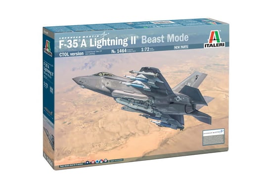 F-35A Lightning II (CTOL) Beast Mode 1:72 Italeri 1464 Italeri