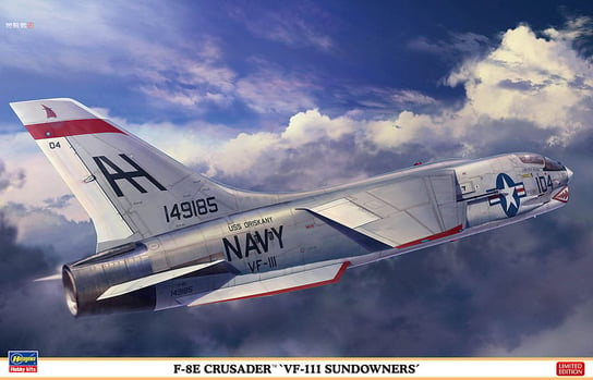 F-8E Crusader (Vf-111 Sundowners) 1:48 Hasegawa 07524 HASEGAWA