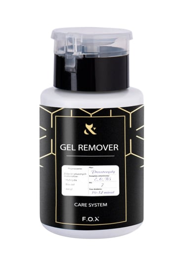 F.O.X GEL REMOVER, 160 ml (Dozownik z pompką) Fox