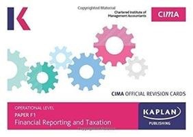 F1 FINANCIAL REPORTING AND TAXATION - REVISION CARDS Kaplan Publishing