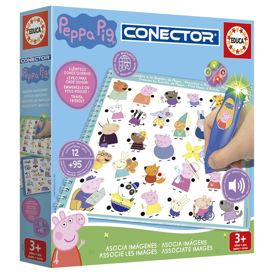 Educa - Conector Quiz | Jeu éducatif avec Plus de 90 Questions et réponses. 12 thèmes différents au Format Livre et Crayon avec lumière et Son. Recommandé pour Les 3 Ans et